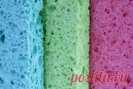 Десять неожиданных способов, как использовать кухонную губку - KitchenMag.ru