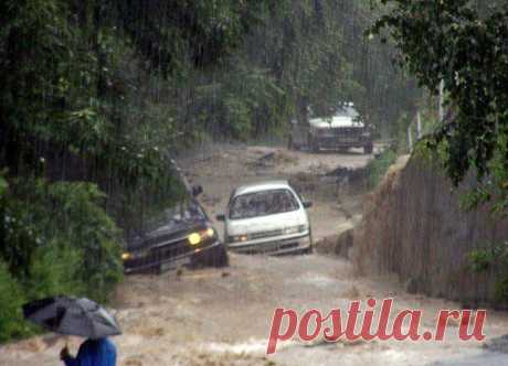 Самый сильный дождь Владивостока. 2001 и 2014 год