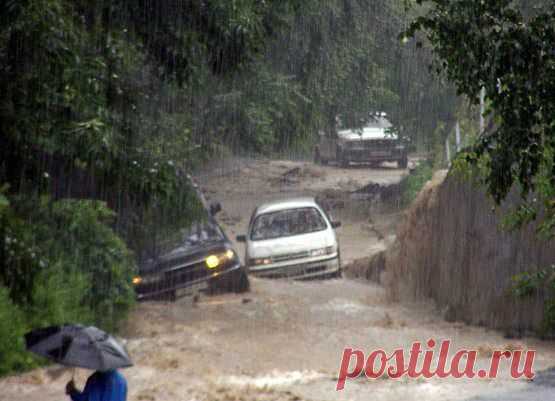 Самый сильный дождь Владивостока. 2001 и 2014 год