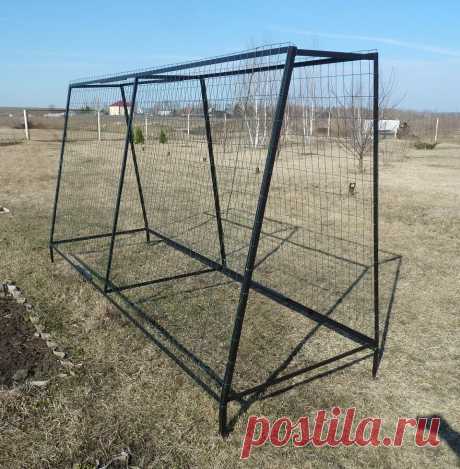 Удобная переносная шпалера для вырашивания огурцов... | Деревенский мужик | Яндекс Дзен