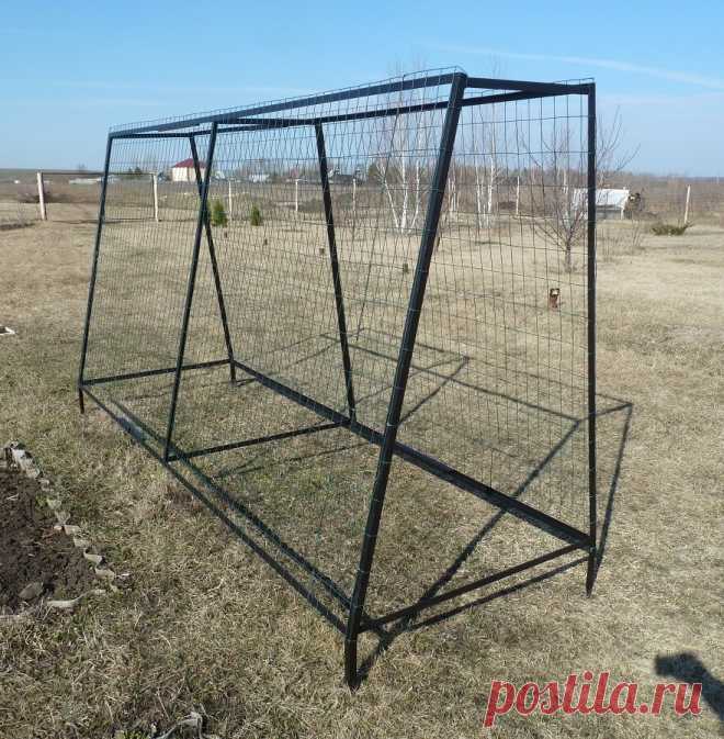 Удобная переносная шпалера для вырашивания огурцов... | Деревенский мужик | Яндекс Дзен