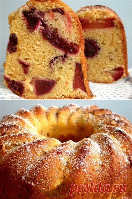 Сливовый кекс