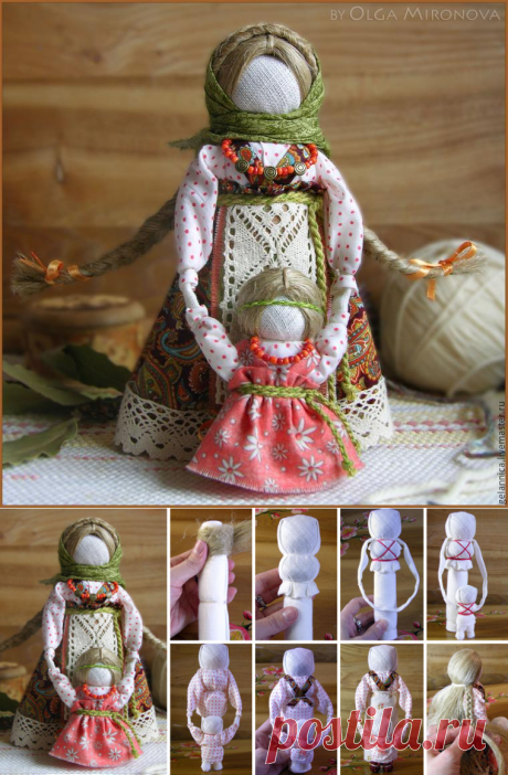 Мастер-класс «Народная кукла Ведучка» - Ярмарка Мастеров - ручная работа, handmade