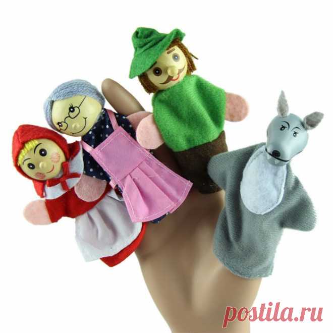 игрушка Рождественская картинка - более детальную картину о новых 4PCS/Set Little Red Riding Hood Рождество животных Finger Puppet toy развивающие игрушки рассказа кукла выгодную сделку 1шт картинка в куклы с Voberry Technology Co.,Ltd | Aliexpress.com | Alibaba Group