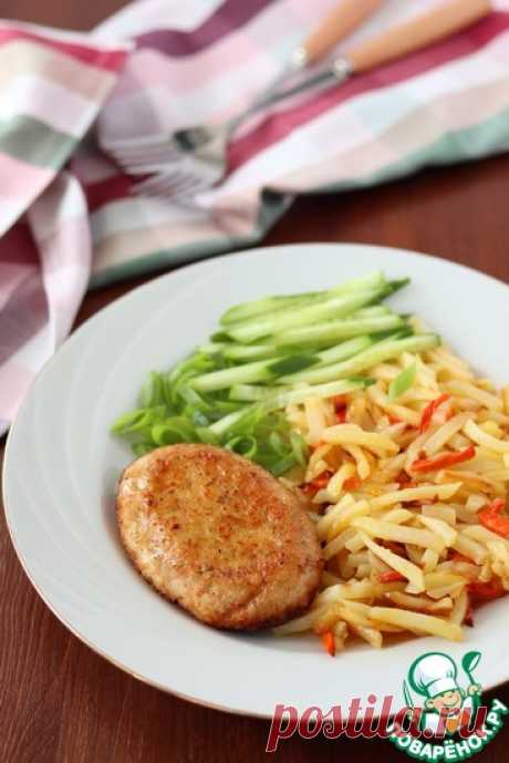Котлеты из филе куриной грудки "Новинка" Кулинарный рецепт
