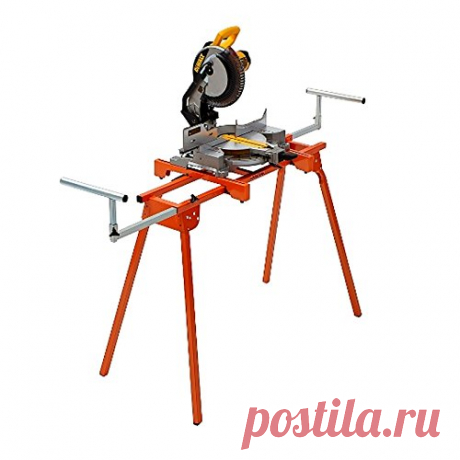 Folding Miter Saw Stand PM-4000 Portamate - Heavy Duty 36" Work Height Miter Saw Stand with Quick Attach Mount, 13" Support T's and 500 lb. Capacity - Mitre Saw Stands - Amazon.com