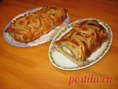 Мясной рулет в тесте по-домашнему - Простые рецепты Овкусе.ру