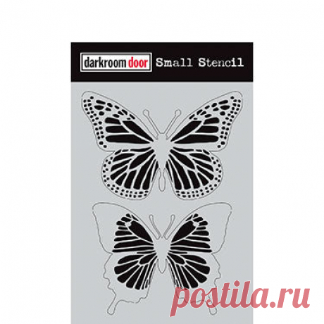Puerta del cuarto oscuro - Plantilla pequeña - Mariposas – Topflight Stamps, LLC