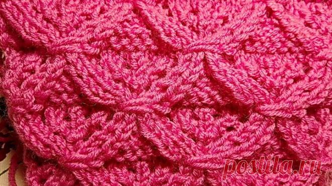 Узор 108 Объемный, рельефный, теплый для зимних изделий
