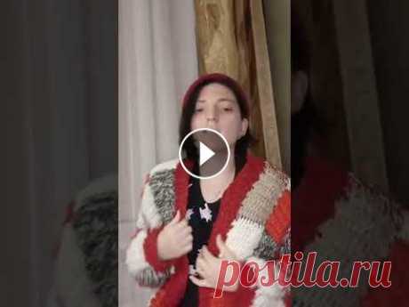 Кардиган крючком из остатков пряжи????...
