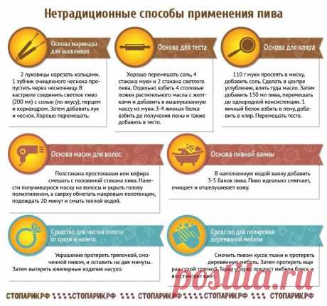 Нетрадиционные способы применения пива