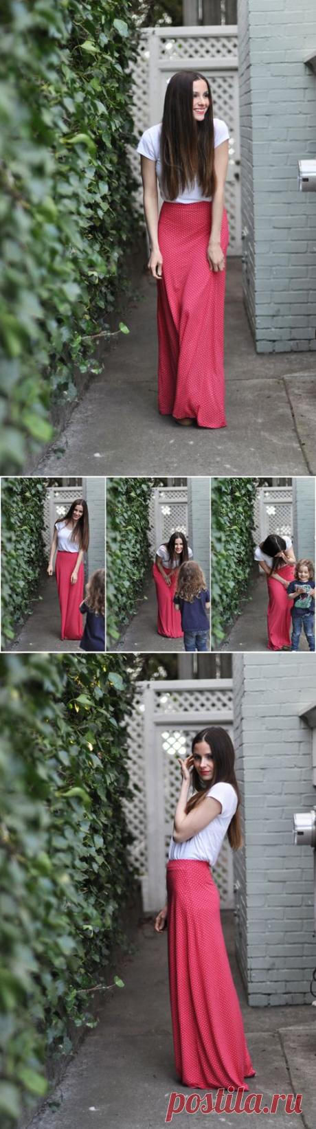 Длинная летняя юбка своими руками - Ручная работа и креатив - интернет-журнал | Поделки своими руками