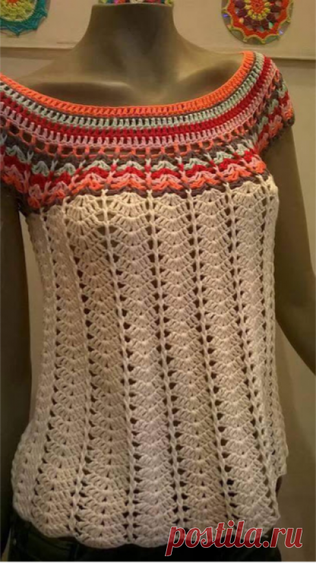 Вяжем топ! Просто и со вкусом! | Вяжем, лепим, творим, малюем) | Яндекс Дзен