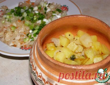 Тушеный картофель по-монастырски – кулинарный рецепт