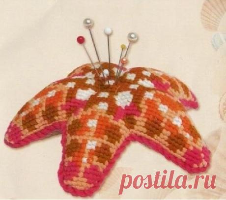 Игольница «Морская звезда» | Крестик