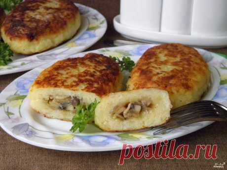 Зразы картофельные с грибами