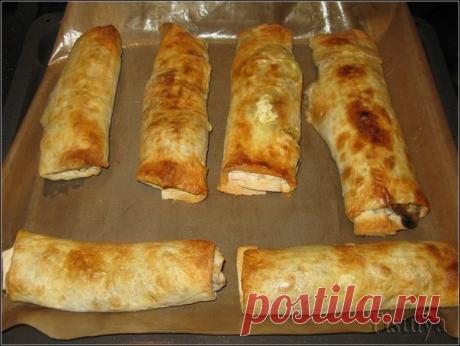 Изумительно вкусный грибной рулет из лаваша | Кулинарушка - Вкусные Рецепты