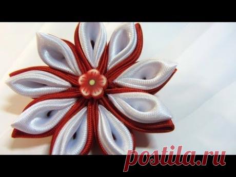 Tutorial: Flores Kansashi. Kansashi flowers. - YouTube