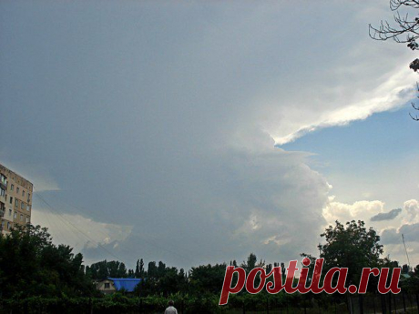 Мощная ячейка ( есть подозрение на LP )и крупный град в Одессе 15.06.2013 / Социальная погода