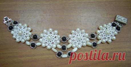 браслет для Белоснежки | biser.info - всё о бисере и бисерном творчестве