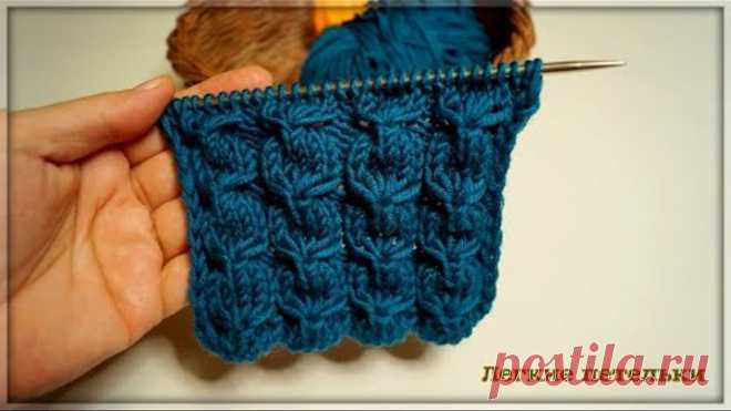 #узорыспицами КРАСИВЫЙ УЗОР для ВЯЗАНИЯ ДЖЕМПЕРА, КАРДИГАНА. Knitting Pattern for Cardigans/Jackets