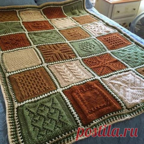 ПЛЕД - Образцы узоров, если их соединить...