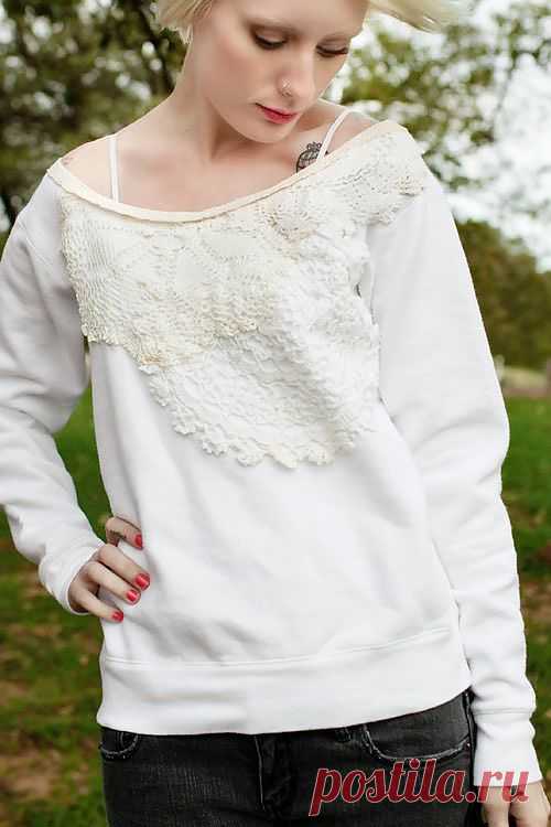 две идеи по переделке олимпийки (Екатерина Ш) / Худи / ВТОРАЯ УЛИЦА