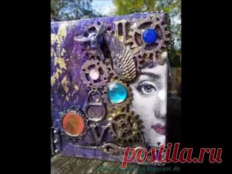 Altered Box Mixed Media Steampunk Style