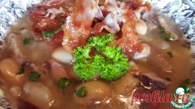 Густой фасолевый суп 