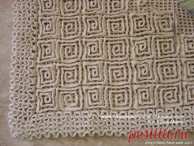 Оригинальные коврики крючком от Sônia Maria, Бразилия. Мастер-классы.
