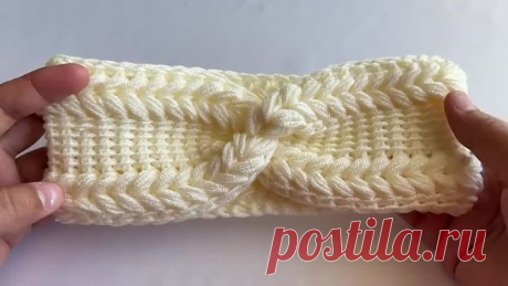 crochet bandana_headband crochet_crochet hair accessories_crochet hair _headband crochet tutorial.mp4