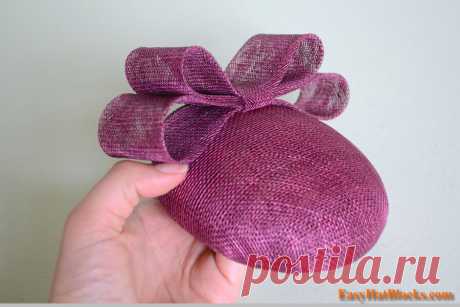 How to make a sinamay pillbox hat fascinator - Easy Hat BlocksEasy Hat Blocks