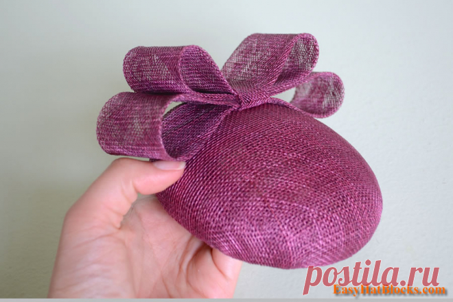 How to make a sinamay pillbox hat fascinator - Easy Hat BlocksEasy Hat Blocks