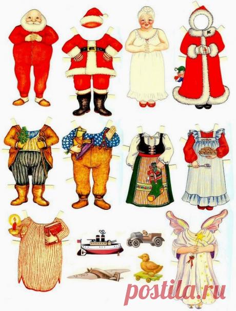 ЧУДЕСА ЖИВУТ СРЕДИ НАС: Бумажные куклы (Paper dolls)