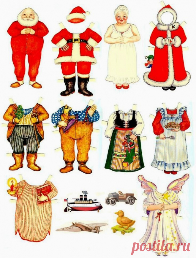 ЧУДЕСА ЖИВУТ СРЕДИ НАС: Бумажные куклы (Paper dolls)