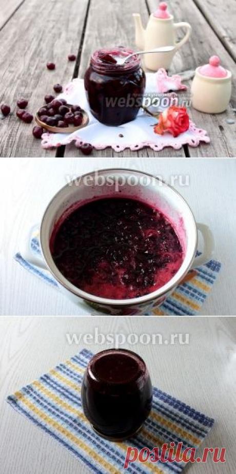 Вишня, консервированная в желе.