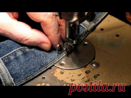 Как перешить джинсы, с подгонкой, по заданной фигуре.Часть 6