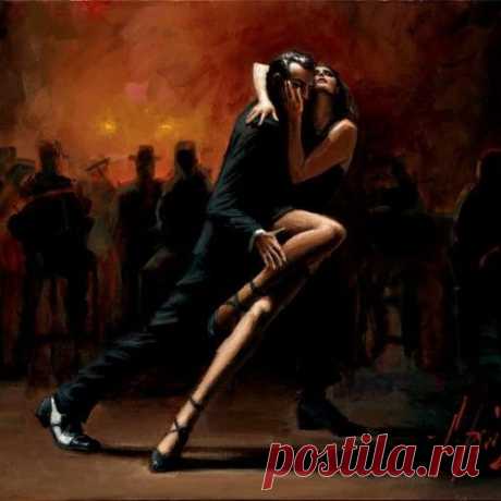 В ритме танго: картины Fabian Perez