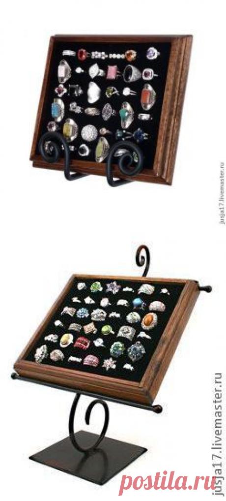 Делаем дисплей для колец/браслетов.
