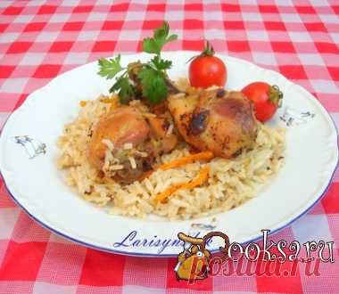 Плов из курицы в рукаве фото рецепт приготовления