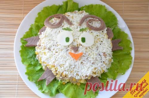 Салат Барашек на новый год 2015 (пошаговый рецепт с фото) — Кулинарный портал Печенюка