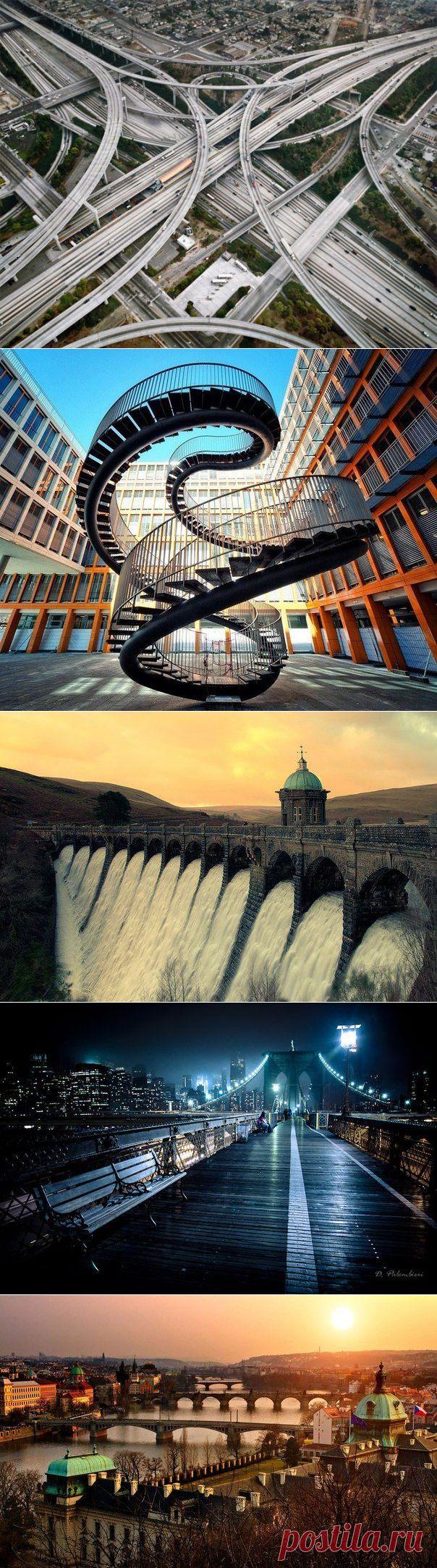 мосты, лестницы,дороги