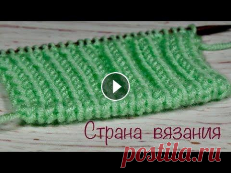 Вязание спицами. Итальянский набор петель. Итальянский набор петель используется при вязании шапок, воротников, рукавов. Наборный край получается очень аккуратный, эластичный, утолщённый и очен...