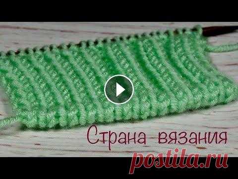 Вязание спицами. Итальянский набор петель. Итальянский набор петель используется при вязании шапок, воротников, рукавов. Наборный край получается очень аккуратный, эластичный, утолщённый и очен...