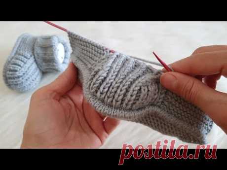 Очень легко изготовление пинеток для малышей 1 год 🥳 - Модель пинеток - Easy Booties