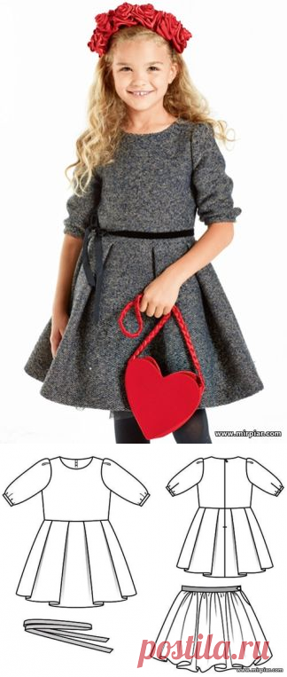 free pattern, ПЛАТЬЯ, детская одежда, детские выкройки, pattern sewing, детские платья, готовые выкройки бесплатно, выкройка, выкройки скачать, выкройки платьев, выкройки бесплатно