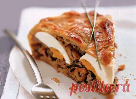 Пирог с мясом - рецепт с фото