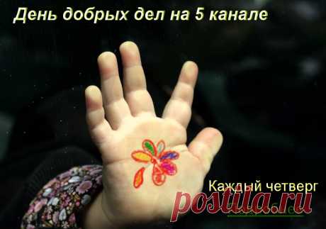День добрых дел на пятом канале.