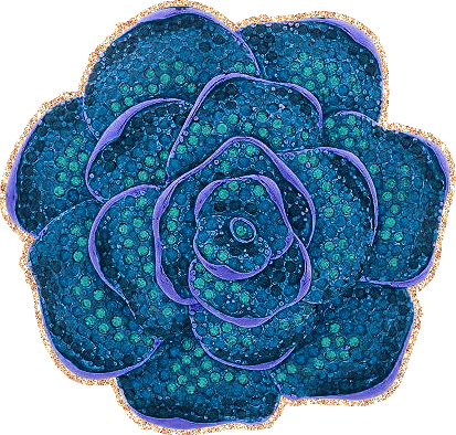 Розы синие и голубые