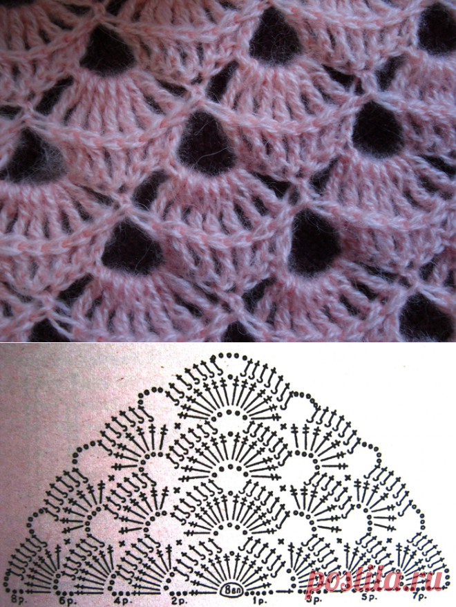 шаль "золотая рыбка"... крючек.. - Самое интересное в блогах